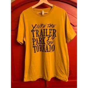 rebel Rose XL You're the Trailer Park I'm the Tornado Country Western Shirt EUC